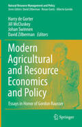 de Gorter / McCluskey / Swinnen |  Modern Agricultural and Resource Economics and Policy | eBook | Sack Fachmedien