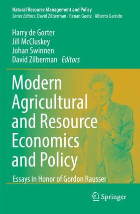 de Gorter / Zilberman / McCluskey |  Modern Agricultural and Resource Economics and Policy | Buch |  Sack Fachmedien