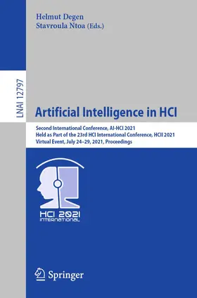 Ntoa / Degen |  Artificial Intelligence in HCI | Buch |  Sack Fachmedien