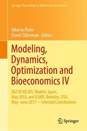 Zilberman / Pinto |  Modeling, Dynamics, Optimization and Bioeconomics IV | Buch |  Sack Fachmedien