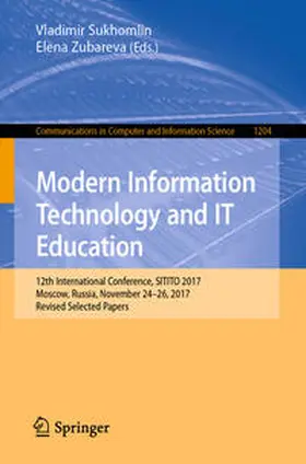 Sukhomlin / Zubareva |  Modern Information Technology and IT Education | eBook | Sack Fachmedien