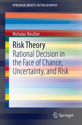 Rescher | Risk Theory | Buch | 978-3-030-78501-7 | sack.de