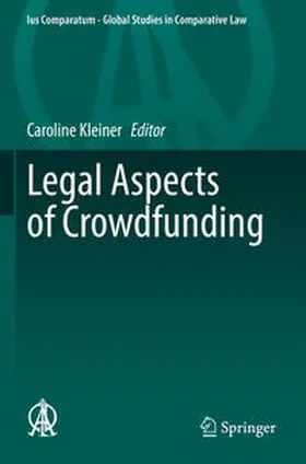 Kleiner |  Legal Aspects of Crowdfunding | Buch |  Sack Fachmedien