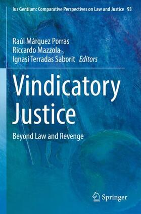 Márquez Porras / Terradas Saborit / Mazzola | Vindicatory Justice | Buch | 978-3-030-79597-9 | sack.de