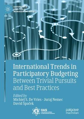 De Vries / Špacek / Nemec |  International Trends in Participatory Budgeting | Buch |  Sack Fachmedien
