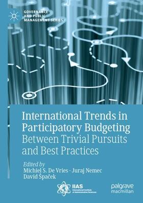 De Vries / Špacek / Nemec |  International Trends in Participatory Budgeting | Buch |  Sack Fachmedien