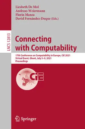 De Mol / Weiermann / Manea |  Connecting with Computability | eBook | Sack Fachmedien