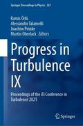 Örlü / Oberlack / Talamelli |  Progress in Turbulence IX | Buch |  Sack Fachmedien