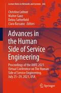 Leitner / Bassano / Ganz |  Advances in the Human Side of Service Engineering | Buch |  Sack Fachmedien