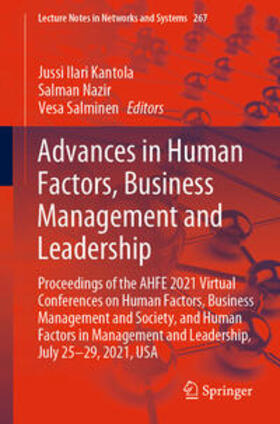 Kantola / Nazir / Salminen |  Advances in Human Factors, Business Management and Leadership | eBook | Sack Fachmedien