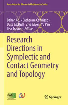 Acu / Cannizzo / McDuff | Research Directions in Symplectic and Contact Geometry and Topology | E-Book | www.sack.de