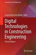 Klyuev |  Digital Technologies in Construction Engineering | Buch |  Sack Fachmedien