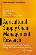 Boyabatli / Boyabatli / Tang |  Agricultural Supply Chain Management Research | Buch |  Sack Fachmedien