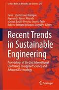 Flores Rodríguez / Ramos Alvarado / Velázquez González |  Recent Trends in Sustainable Engineering | Buch |  Sack Fachmedien