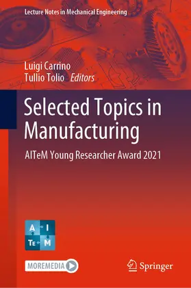 Tolio / Carrino |  Selected Topics in Manufacturing | Buch |  Sack Fachmedien