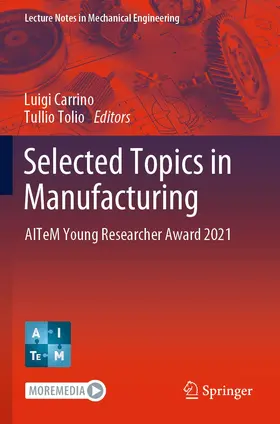 Tolio / Carrino |  Selected Topics in Manufacturing | Buch |  Sack Fachmedien
