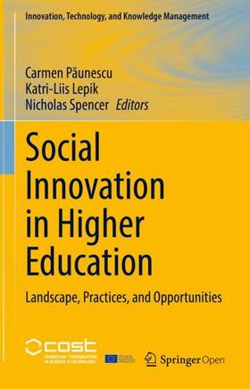 Paunescu / Paunescu / Spencer | Social Innovation in Higher Education | Buch | 978-3-030-84043-3 | sack.de