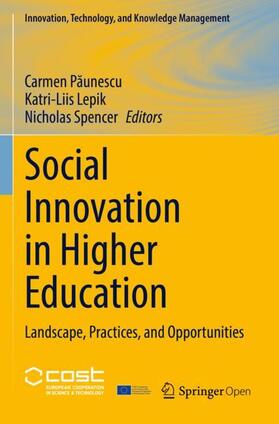 Paunescu / Paunescu / Spencer |  Social Innovation in Higher Education | Buch |  Sack Fachmedien