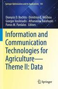 Bochtis / Moshou / Pardalos |  Information and Communication Technologies for Agriculture¿Theme II: Data | Buch |  Sack Fachmedien
