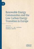 Hoppe / Coenen |  Renewable Energy Communities and the Low Carbon Energy Transition in Europe | Buch |  Sack Fachmedien