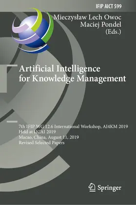 Owoc / Pondel |  Artificial Intelligence for Knowledge Management | Buch |  Sack Fachmedien