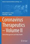Kaur / Asea |  Coronavirus Therapeutics ¿ Volume II | Buch |  Sack Fachmedien