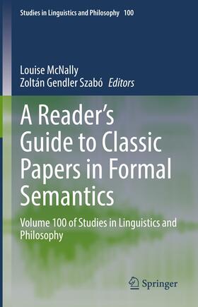 McNally / Szabó | A Reader's Guide to Classic Papers in Formal Semantics | E-Book | sack.de