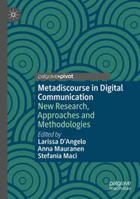 D'Angelo / Mauranen / Maci | Metadiscourse in Digital Communication | E-Book | www.sack.de