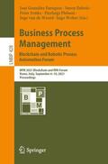 González Enríquez / Debois / Weber |  Business Process Management: Blockchain and Robotic Process Automation Forum | Buch |  Sack Fachmedien