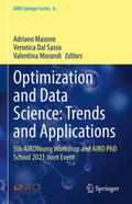 Masone / Dal Sasso / Morandi |  Optimization and Data Science: Trends and Applications | eBook | Sack Fachmedien