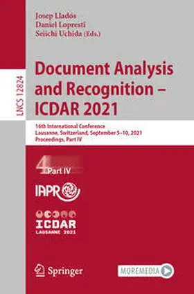 Lladós / Lopresti / Uchida | Document Analysis and Recognition – ICDAR 2021 | E-Book | sack.de