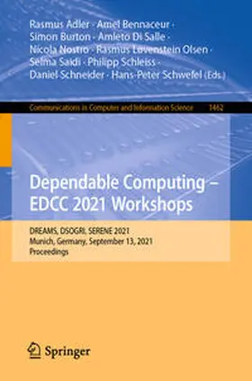 Adler / Bennaceur / Schwefel |  Dependable Computing - EDCC 2021 Workshops | eBook | Sack Fachmedien