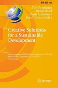 Borgianni / Livotov / Brad |  Creative Solutions for a Sustainable Development | Buch |  Sack Fachmedien