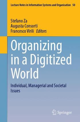 Za / Virili / Consorti | Organizing in a Digitized World | Buch | 978-3-030-86857-4 | sack.de