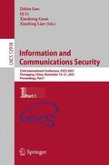 Gao / Liao / Li |  Information and Communications Security | Buch |  Sack Fachmedien