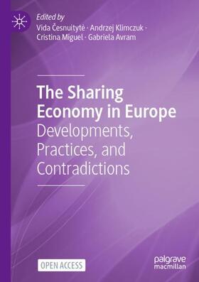 Cesnuityte / Cesnuityte / Avram | The Sharing Economy in Europe | Buch | 978-3-030-86899-4 | sack.de