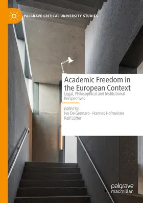De Gennaro / Hofmeister / Lüfter |  Academic Freedom in the European Context | Buch |  Sack Fachmedien