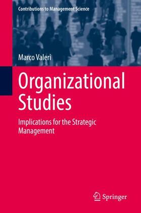 Valeri | Organizational Studies | Buch | 978-3-030-87147-5 | sack.de