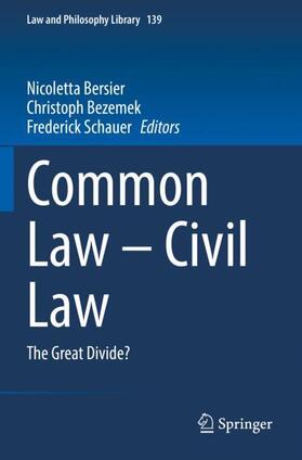 Bersier / Schauer / Bezemek | Common Law ¿ Civil Law | Buch | 978-3-030-87720-0 | sack.de