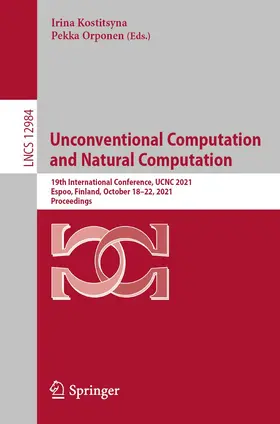 Kostitsyna / Orponen |  Unconventional Computation and Natural Computation | Buch |  Sack Fachmedien