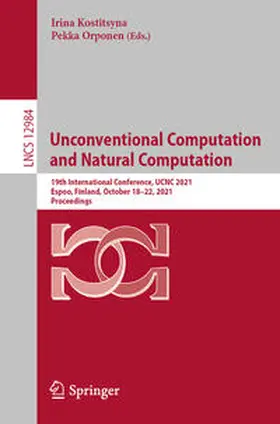 Kostitsyna / Orponen | Unconventional Computation and Natural Computation | E-Book | www.sack.de