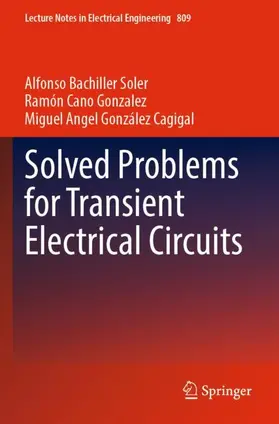 Bachiller Soler / González Cagigal / Cano Gonzalez |  Solved Problems for Transient Electrical Circuits | Buch |  Sack Fachmedien