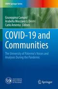 Campisi / Amenta / Mocciaro Li Destri |  COVID-19 and Communities | Buch |  Sack Fachmedien