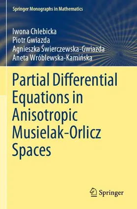 Chlebicka / Wróblewska-Kaminska / Gwiazda |  Partial Differential Equations in Anisotropic Musielak-Orlicz Spaces | Buch |  Sack Fachmedien