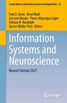 Davis / Riedl / Müller-Putz |  Information Systems and Neuroscience | Buch |  Sack Fachmedien