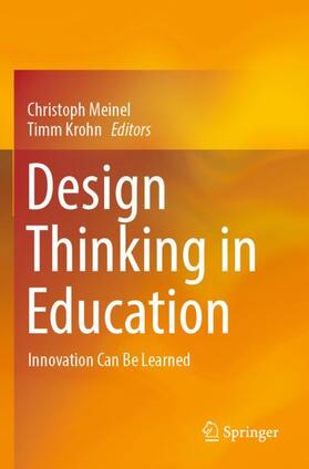 Krohn / Meinel | Design Thinking in Education | Buch | 978-3-030-89115-2 | sack.de