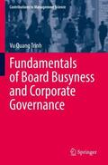 Quang Trinh |  Fundamentals of Board Busyness and Corporate Governance | Buch |  Sack Fachmedien