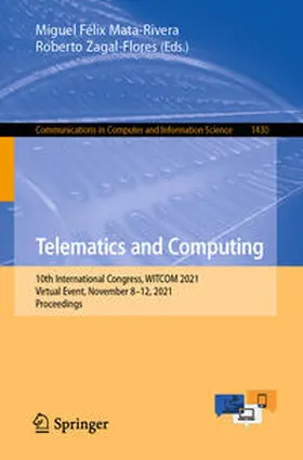 Mata-Rivera / Zagal-Flores | Telematics and Computing | E-Book | www.sack.de