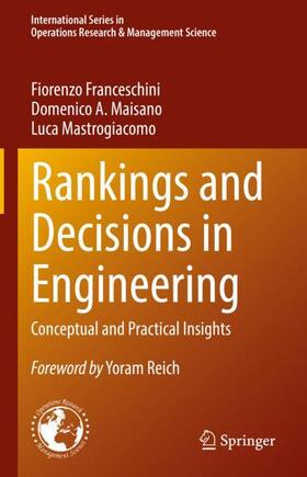 Franceschini / Mastrogiacomo / Maisano | Rankings and Decisions in Engineering | Buch | 978-3-030-89864-9 | sack.de