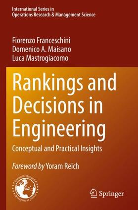 Franceschini / Mastrogiacomo / Maisano | Rankings and Decisions in Engineering | Buch | 978-3-030-89867-0 | sack.de